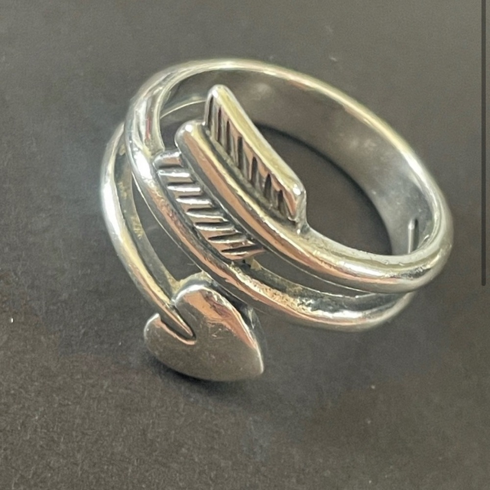 James Avery Arrow and Heart Ring